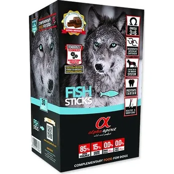 Krmivo pro psa Alpha Spirit Dog Fish Sticks 30 ks