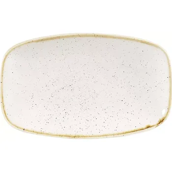 Talíř CHURCHILL Stonecast Barley White Talíř obdélníkový, délka: 200 mm