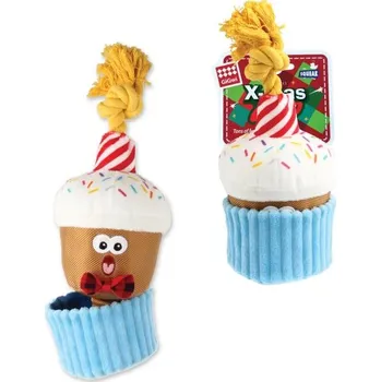 Hračka pro psa GiGwi vánoční muffin & pamlskovník, 29 cm