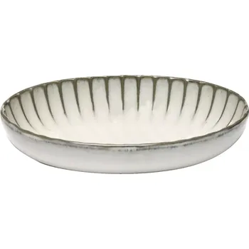 Miska oválná SERAX Inku 19x13 cm, bílá