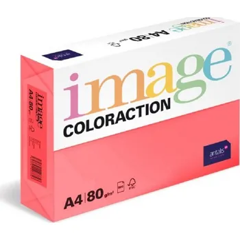 Barevný papír Barevný papír Image Coloraction Malibu/reflexně růžová A4/80g/500ks