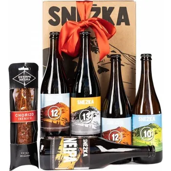 Dárkový pivní set Pivo Sněžka krabice- CHCEŠ MĚ, CHCI TĚ