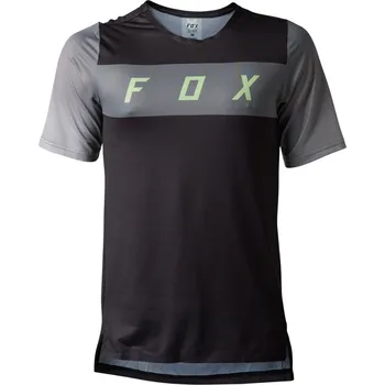 cyklistický dres Pánský dres Fox Flexair Ss Jersey Arcadia Black - vel. XL r.23
