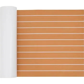 Krycí plachta vidaXL Podlaha pro čluny Hnědá a bílá 240 x 60 cm EVA pěna [42008469]