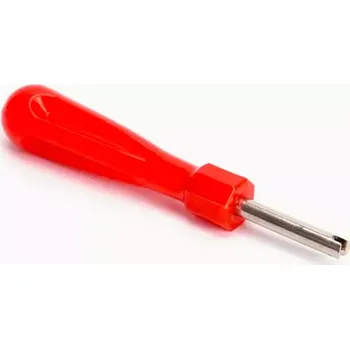 Brzda na kolo Bike tuning centrum Šroubovák na AV ventilky červený 1ks