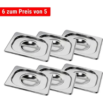 Nádobí G.Gastro Víko z nerezové oceli GN 1/6