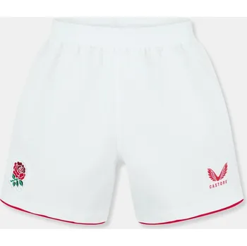 Pánské kraťasy Castore England Home Shorts 2025 Adults White/Red XL