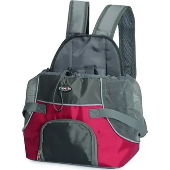 Taška pro psa a kočku Camon BATOH NA MAZLÍČKA 28x22x26/38 cm 6 kg ČERVENÝ