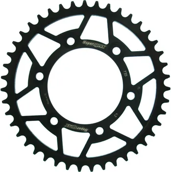 Řetězová sada pro motocykl Řetězová rozeta SUPERSPROX RFE-735:43-BLK černý 43 zubů, 520