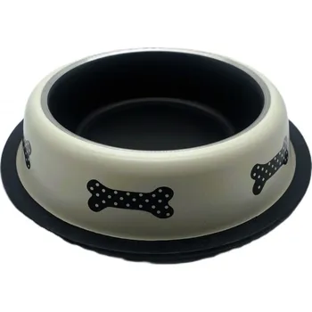 Miska pro psa Miska kostičky ČERNÁ MAT 0,75l/18cm(48)