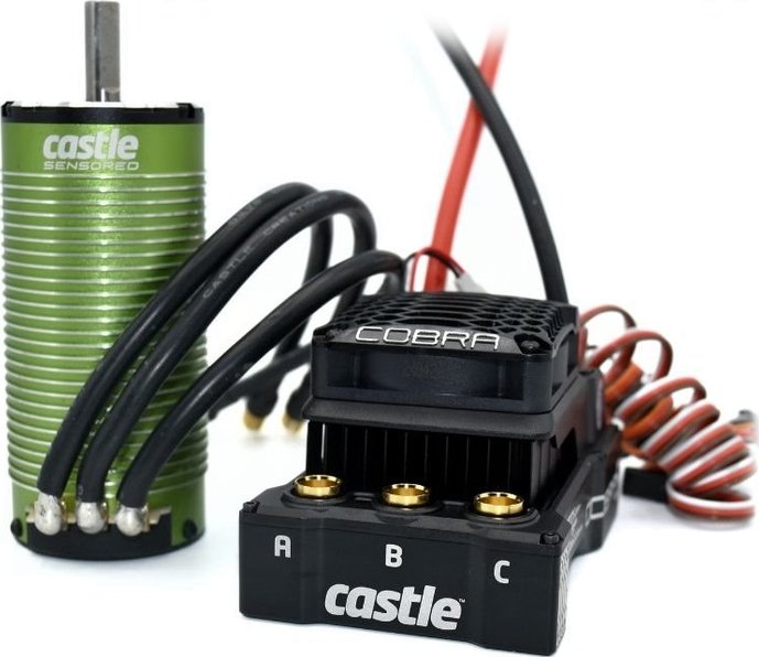 Castle motor 1721-1260ot/V, reg. Cobra 5