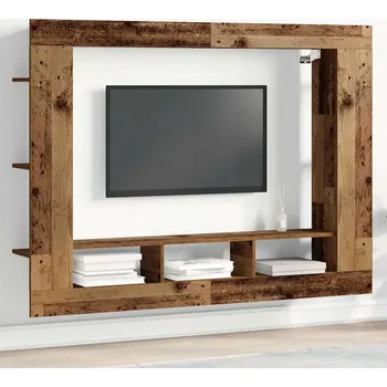 Televizní stolek vidaXL Televizní skříň Staré dřevo 152 x 22 x 113 cm Kompozitní dřevo [861997]