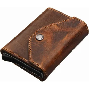 Peněženka Pularys pánská kožená peněženka hnědá