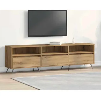 Televizní stolek vidaXL Televizní skříň dub artisan 150 x 30 x 44,5 cm Kompozitní dřevo [862135]