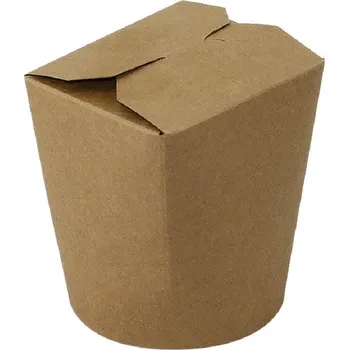 Jednorázové nádobí Papírový food box EKO 900 ml (50 ks)