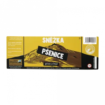 Pivo ETIKETA pivní Pšenice 11° - Etiketa Pivo Sněžka 5l