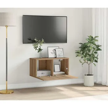 Televizní stolek vidaXL Sestava TV skříněk Hnědá 60 x 30 x 30 cm kompozitní dřevo [875167]