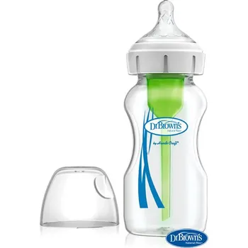 DRBROWNS DR.BROWN'S Láhev antikolik Options plus široké hrdlo 270 ml sklo