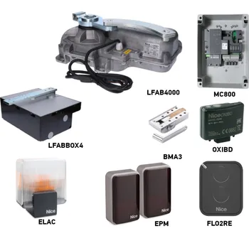 Pohon brány Sada pohonu NICE L-Fab LFAB4000 pro jednokřídlou bránu do 4m/650kg