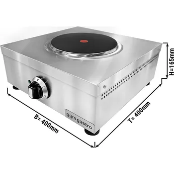 Sporák G.Gastro Elektrický sporák - s 1 plotýnkou - 2,6 kW