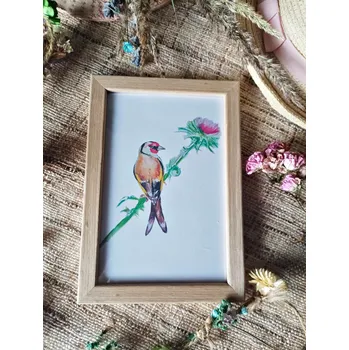 Zápisník Obrázek A5 / A6 - výběr motivů Motiv: Stehlík A6