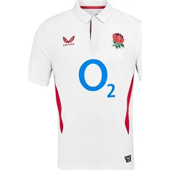 Pánské tričko Castore England Rugby Home Classic Shirt 2025 Adults White/Red L