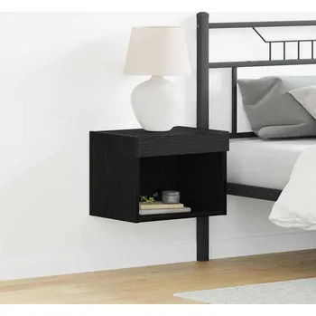 Televizní stolek vidaXL Sestava TV skříněk Nástěnný 2 pcs Černý dub 40 x 30 x 30 cm [863103]