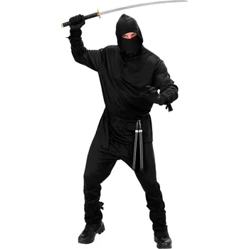 Karnevalový kostým Pánský kostým černý ninja Velikost: L