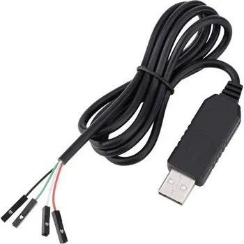 Síťový kabel Převodník USB/TTL RS232 4P, kabel 1m, PL2303HX