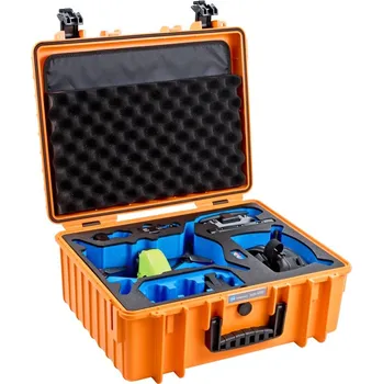 Dron B&W Type 6000 - Kufor pre DJI FPV (Oranžový)