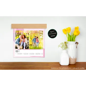 Fotokalendář HAPPY deLUXE Nástěnný fotokalendář cca 31 x 31 cm