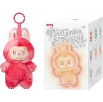 plyšák Nonari Plyšová figurka ve stylu Labubu - červený Love (V3 Big into Energy edition) 16 cm