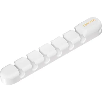 Organizace kabelů Toocki silikonový organizér kabelů - velký - bílý