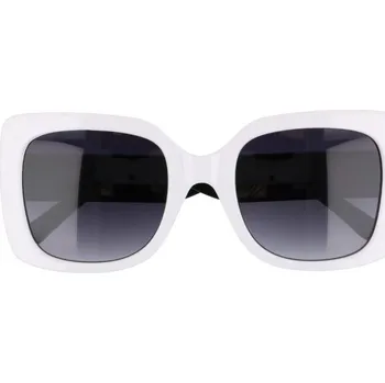 Sluneční brýle Bílé oversized polarizační brýle „Chain"