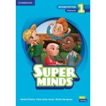 Anglický jazyk Super Minds 1 Flashcards, Second Edition
