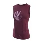 SENSOR MERINO AIR FOX dámské triko bez rukávu port red M; Červená tílko + DÁREK DLE VÝBĚRU!