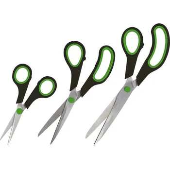 BANQUET Sada nůžek pro domácnost CULINARIA, 3 ks, černá/zelená