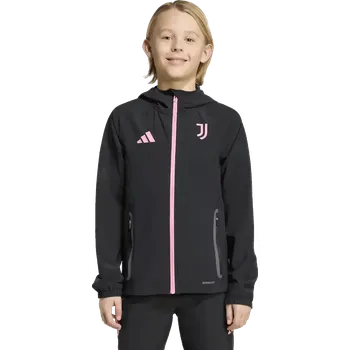 Pánská casual bunda Dětská bunda Adidas Juventus FC 25/26 Competition Vis Tech černá