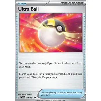 Volný čas Pokémon PAF 091/091 Ultra Ball - Paldean Fates Stav: Near Mint, Verze: NORMAL