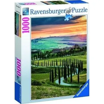 Puzzle Ravensburger Puzzle Údolí Val d'Orcia, Toskánsko 1000 dílků