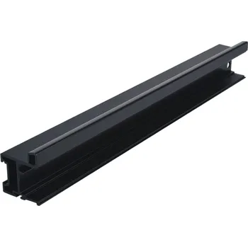 Nábytkové kování SALU úchytkový profil S24 svislý 2700 mm hliník černý