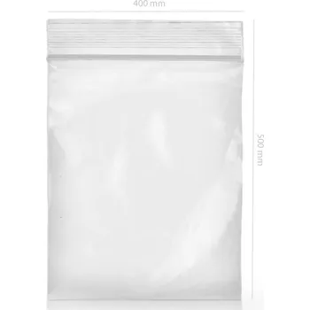 Sáček na potraviny Qnubu zip sáček 400x500 mm, BALENÍ 500 ks