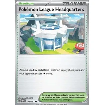 Sběratelská karetní hra OBF 192/197 Pokémon League Headquarters - Obsidian Flames Stav: Near Mint, Verze: NORMAL
