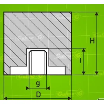 Silentblok nápravy Silentblok E - D15 - H10 - M5