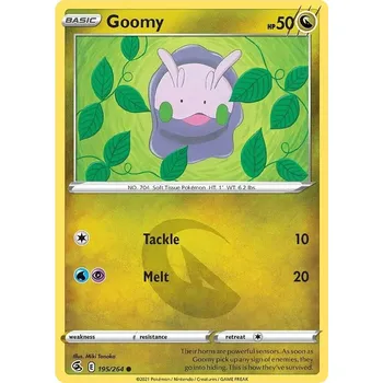 Sběratelská karetní hra Goomy 195/264 - Fusion Strike Typ karty: Reverse Holo