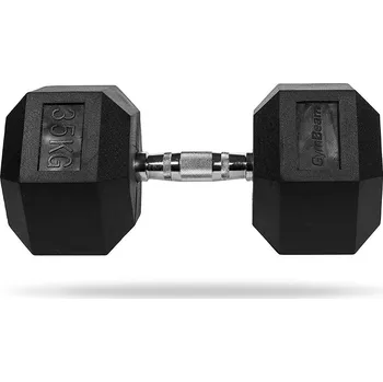 GymBeam Hexagonální jednoručka 4 kg černá