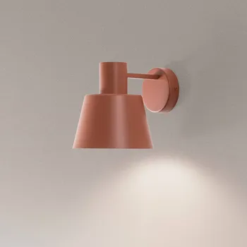 Lampička SIGMA Nástěnné světlo Dunka, cihlově červené, 1 žárovka, ocel, výška 17 cm cihlově červená 1 x 15 W LED - Doprava zdarma