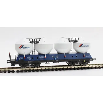 Modelová železnice TT - vůz na sypké hmoty Uacs (Raj) Uacs Cemex / Igra model 96400012