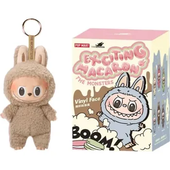 plyšák Plyšová figurka ve stylu Labubu - hnědý Toffee (V1 Exciting Macaron edition)