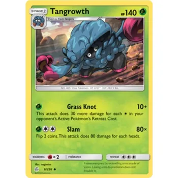 Karetní hra Tangrowth 006/236 - Cosmic Eclipse Typ karty: Non-Holo